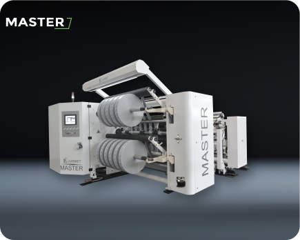 MASTER bobiniarka z oddzielną stacją odwijającą