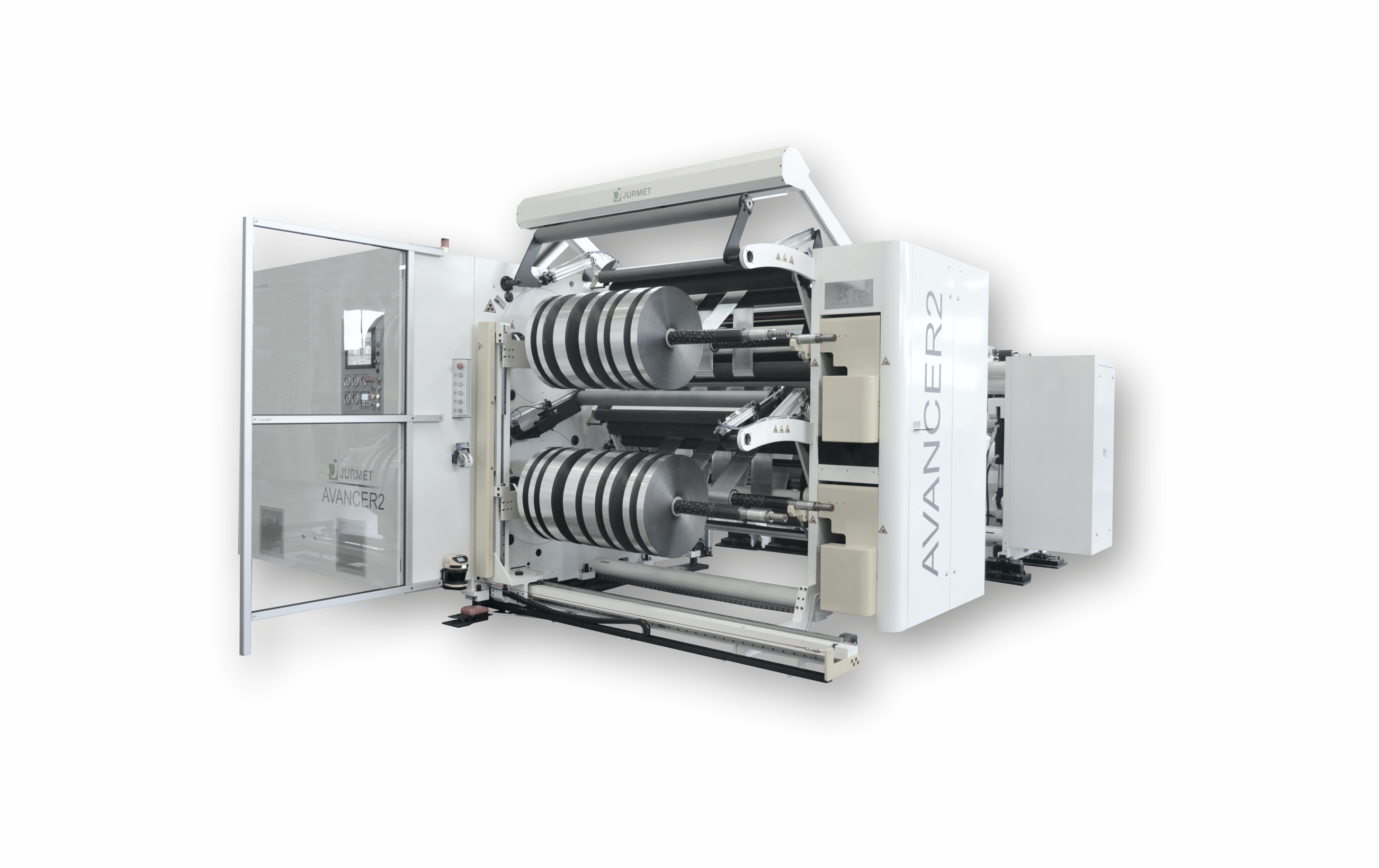 slitter rewinder for films, foils, paper, aluminum and flexible materials - AVANCER2